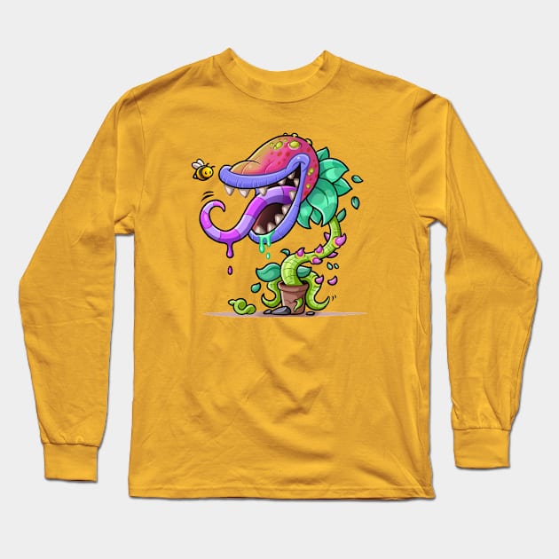 The Unearthly Bloom Long Sleeve T-Shirt by Popon85